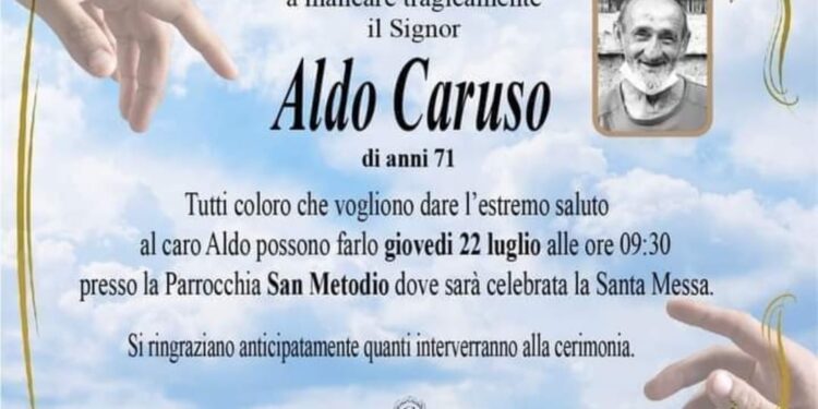 Siracusa. Domani l’ultimo saluto ad Aldo Caruso, il clochard investito in viale Paolo Orsi
