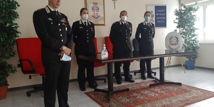 Siracusa. Al Comando Provinciale dei Carabinieri giunti altri tre Ufficiali