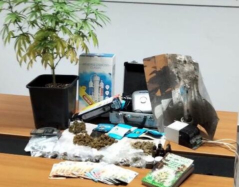 Avola. Contrasto alla produzione e allo spaccio di stupefacenti, arrestato un giovane