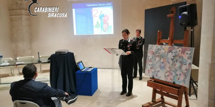 Siracusa. I carabinieri presentano il prezioso calendario da collezione