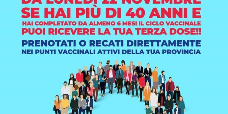 Covid-19. Vaccini, da oggi al via le terze dosi per il target 40-59 anni