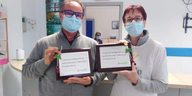 Impianto di audio diffusione e collezione musicale per la radioterapia di Siracusa