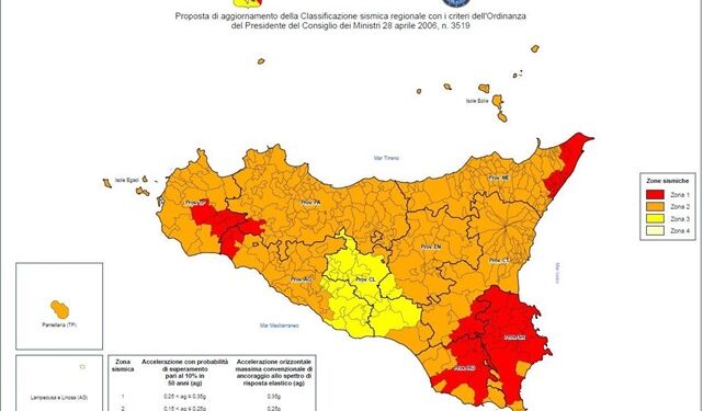 Terremoti, Siracusa entra in Zona 1: la più alta in Italia