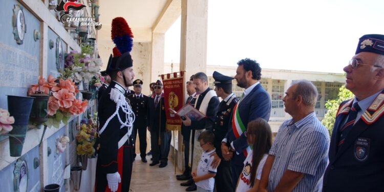 Siracusa. Ricordato il sacrificio del Carabiniere Salvatore Scala