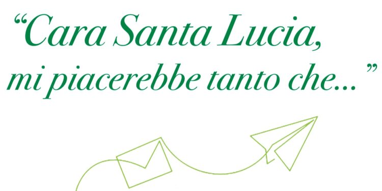 Siracusa. “Cara Santa Lucia, mi piacerebbe tanto che……”, una letterina per far contento un bambino