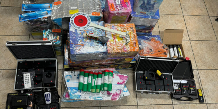 Siracusa. Un arresto per detenzione illegale di materiale esplodente e sequestro di giochi pirotecnici illegali